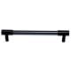 Black Medium Cylinder Glass Door Handles